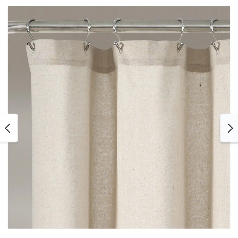 LUSH DECOR SHOWER CURTAIN 72” X 72”